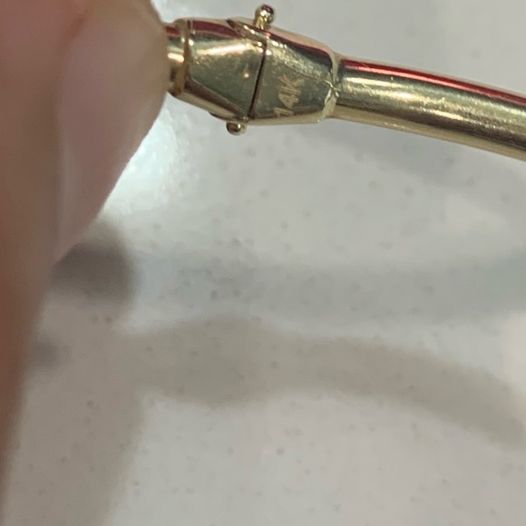 14k PULCERA TALLA 16 COMPLETA MENTE ORO BRASALET - Picture 5 of 12